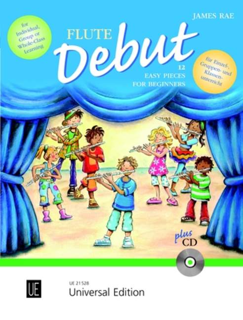 Flute Debut 12 Easy Pieces for Beginners Bk/CD