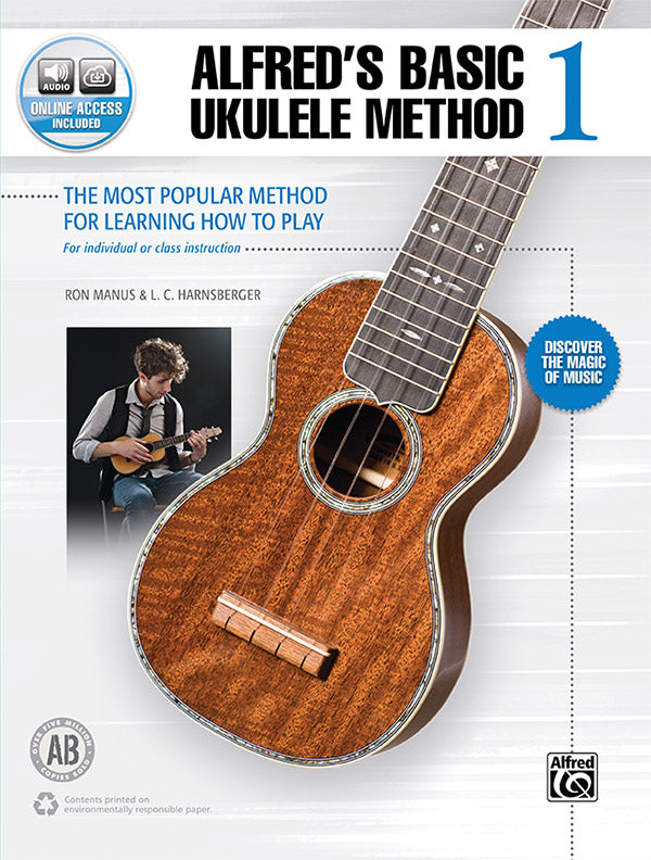 Alfreds Basic Ukulele Method Book 1 Bk/OA