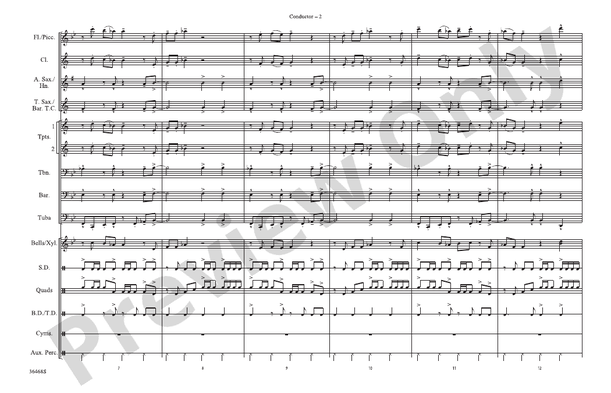 The Power of Love – Marching Band Conductor Score & Parts (Digital Download)