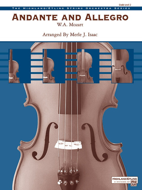 Andante and Allegro – String Orchestra Conductor Score & Parts (Digital Download)