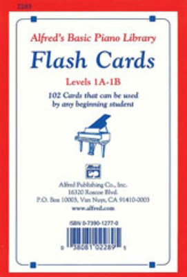 Alfred's Basic Piano Course: Flash Cards, Levels 1A & 1B - Amanda Vick Lethco|Morton Manus|Willard A. Palmer - Piano Alfred Music Flash Cards
