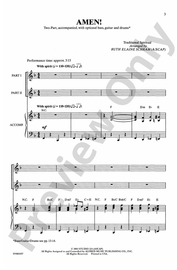 Amen! - 2-Part Choral Octavo (Digital Download)