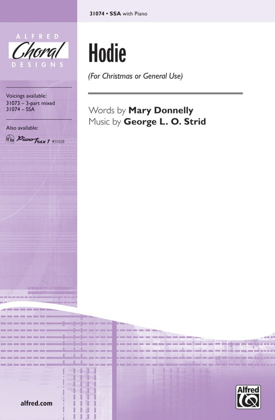 Hodie - George L. O. Strid – SSA Choral Octavo (Digital Download)