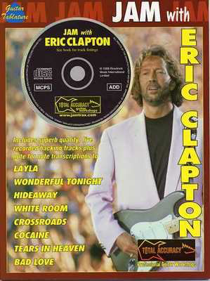 Jam With Eric Clapton Bk/Cd Gtr -