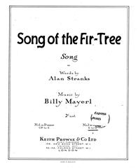 Song Of The Fir-Tree - Vocal/Piano (Digital Download)
