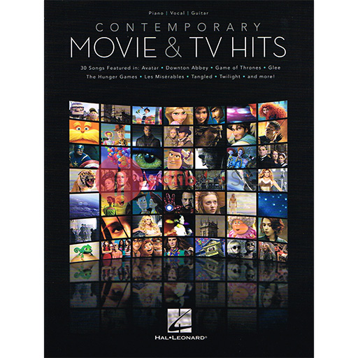 Contemporary Movie & TV Hits - Piano/Vocal/Guitar PVG Hal Leonard 121672