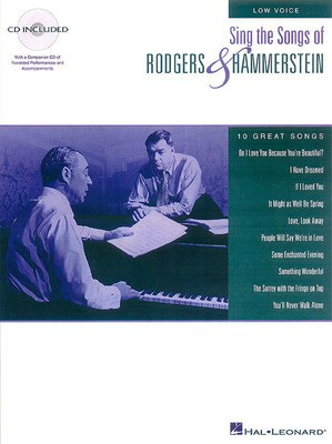 Sing the Songs of Rodgers & Hammerstein - Low Voice - Vocal Low Voice Hal Leonard Performance/Accompaniment CD /CD