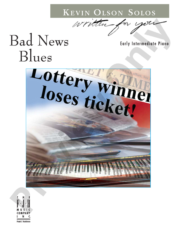 Bad News Blues - Piano (Digital Download)