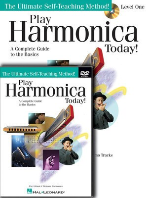 Play Harmonica Today! Beginner's Pack - Level 1 Book/CD/DVD Pack - Harmonica Lil' Rev Hal Leonard /CD/DVD