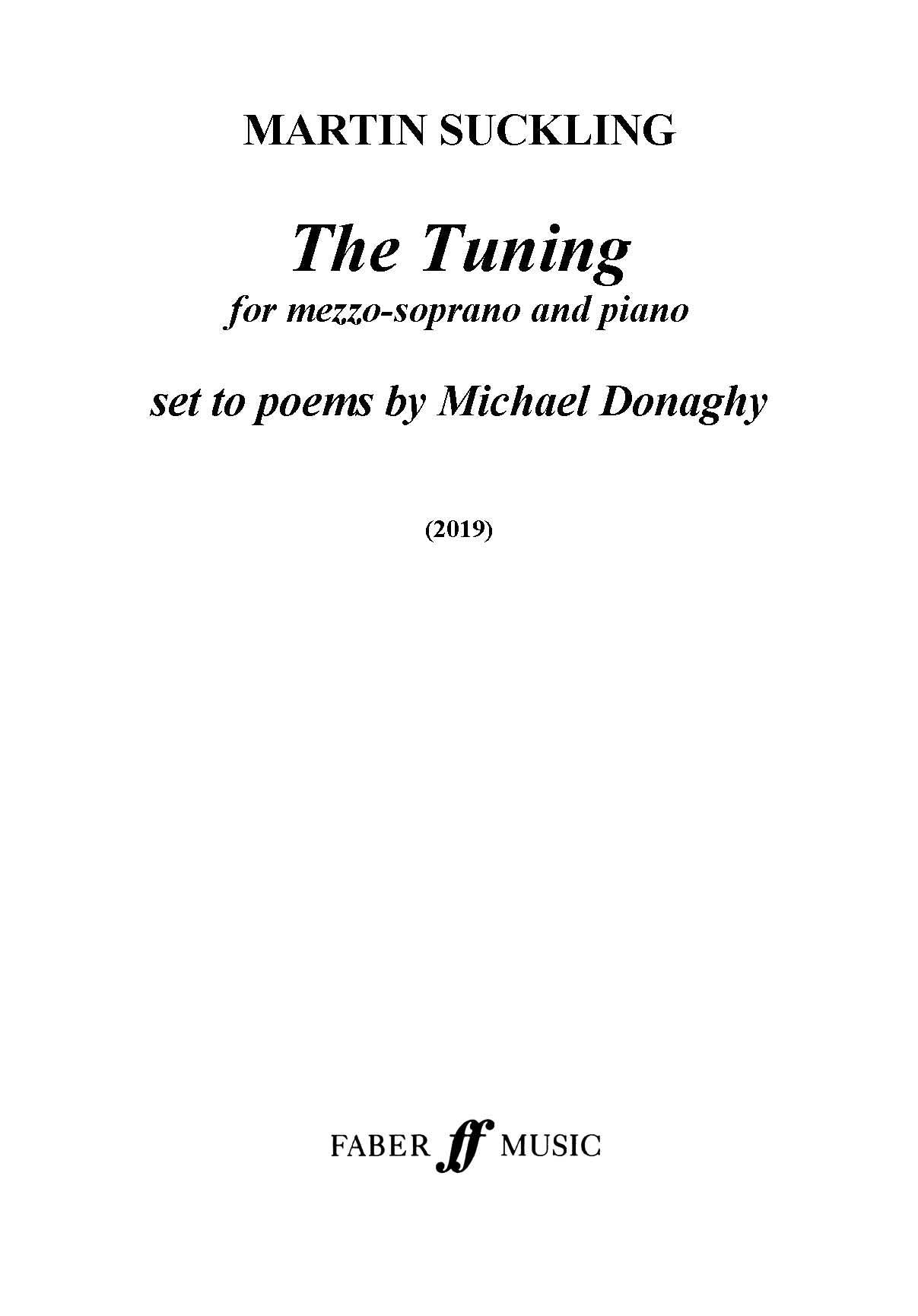 The Tuning (Mezzo Soprano) - Mezzo Soprano (Digital Download)