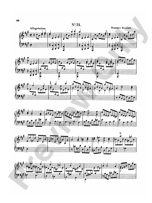 Scarlatti - Sixty Sonatas, Volume II - Piano Solo (Digital Download)