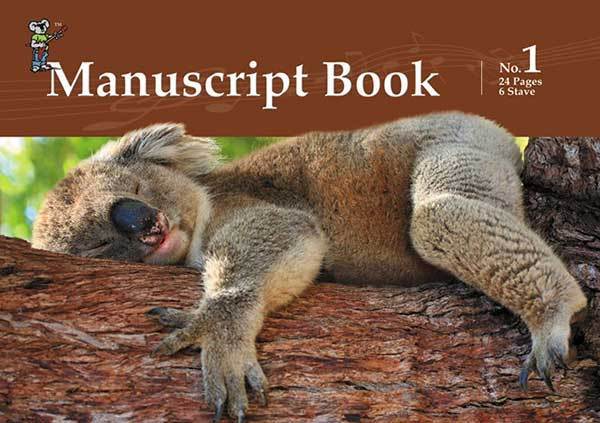 Manuscript Book 1 A5 Stapled 24 Pages 6 Stave