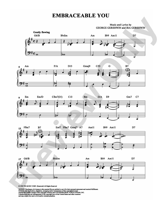 Embraceable You - DSM-PS-0000503 - Piano (Digital Download)