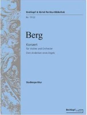 Violin Concerto - Study Score - Alban Berg - Breitkopf & Hartel Study Score