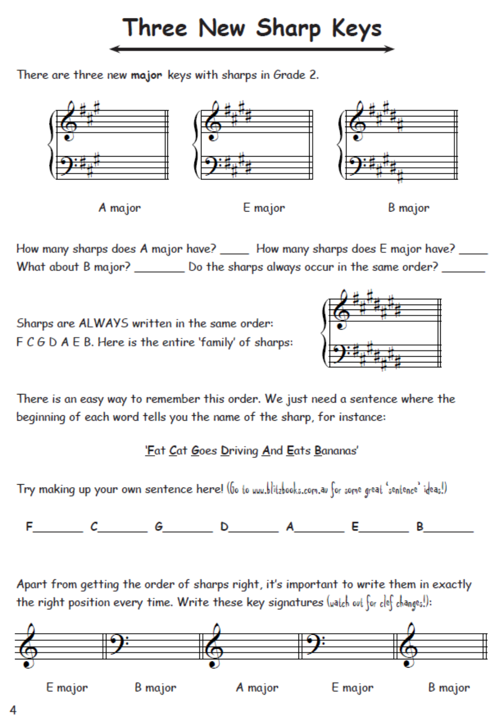 How to Blitz Musicianship Grade 2 - Student Book by Coates M2