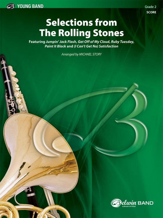 Selections from The Rolling Stones - Concert Band Conductor Score & Parts (Digital Download)