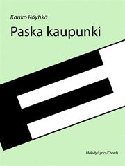Paska kaupunki - Melody/Lyrics/Chords (Digital Download)