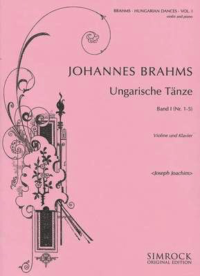 Hungarian Dances Vol. 1 - No. 1-5 - Johannes Brahms - Violin Simrock