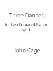 Three Dances for Two Prepared Pianos - Two Pianos Full Score (Digital Download)