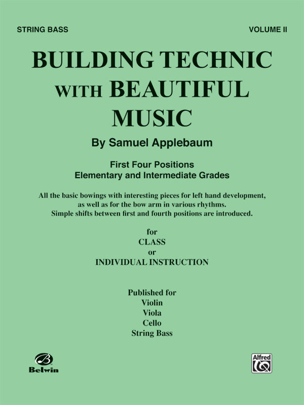 Building Technic with Beautiful Music Book 2 Bass
