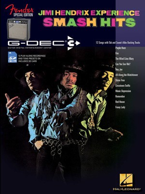 Jimi Hendrix - Smash Hits - Fender Special Edition G-DEC Guitar Play-Along Pack - Guitar Hal Leonard Guitar TAB /SD Card