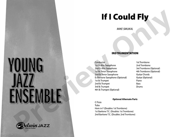 If I Could Fly - Jazz Ensemble Conductor Score & Parts (Digital Download)