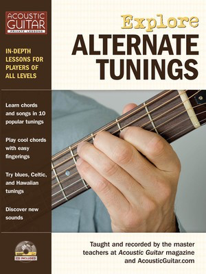 Explore Alternate Tunings - In-Depth Lessons for Players of All Levels - Guitar Various String Letter Publishing /CD