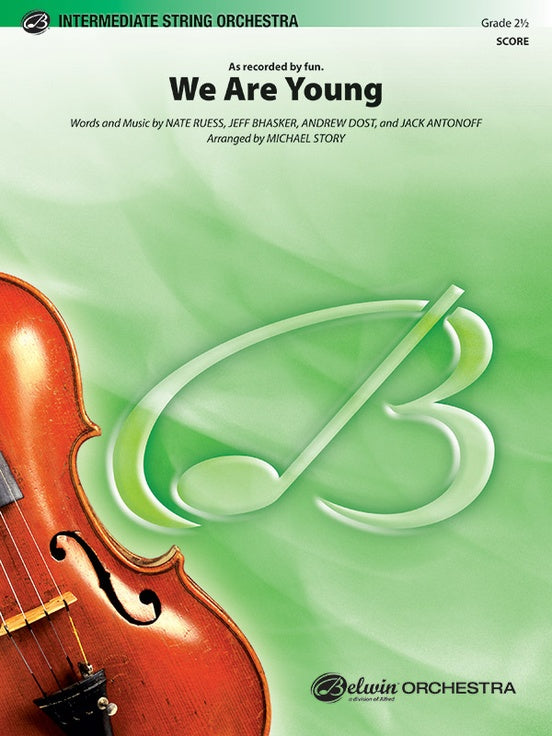 We Are Young - String Orchestra Conductor Score & Parts (Digital Download)