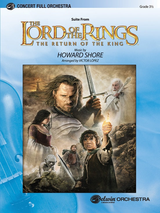 The Lord of the Rings: The Return of the King, Suite from – Full Orchestra Conductor Score & Parts (Digital Download)