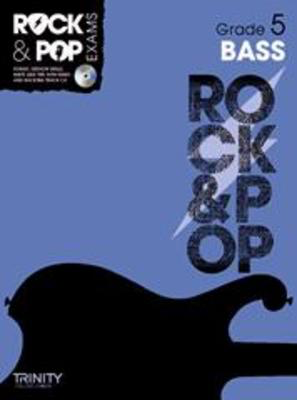 Rock & Pop Exams: Bass - Grade 5 - Book with CD - Bass Guitar Trinity College London /CD