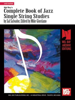 Complete Book Of Jazz Single String Studies Gtr -