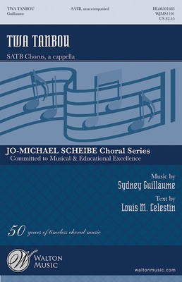 Twa Tanbou - Sydney Guillaume - SATB Louis Marie Celestin Walton Music Choral Score Octavo 8501683