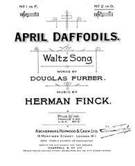 April Daffodils - G Major Vocal/Piano (Digital Download)
