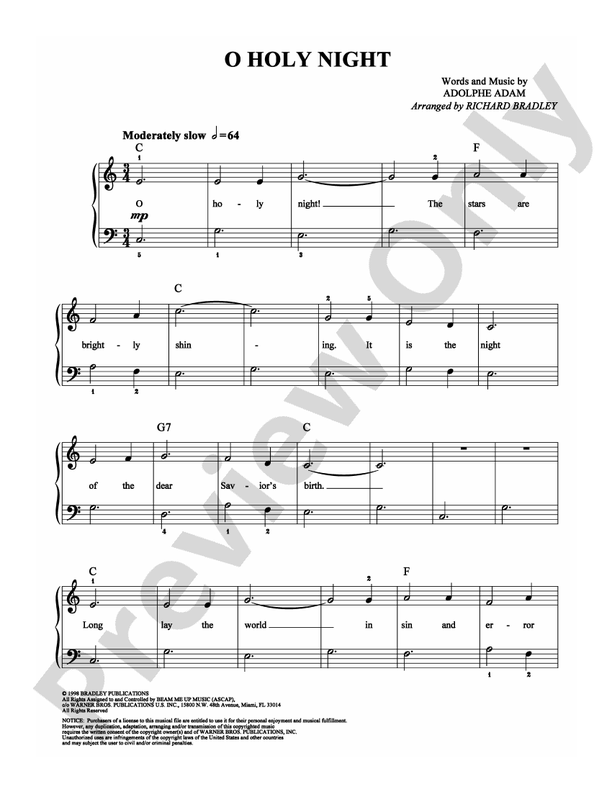 O Holy Night - DSM-PS-0000370 - Easy Piano (Digital Download)