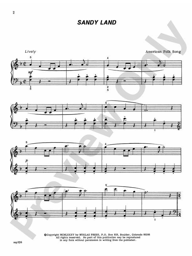 American Folk Songs - Piano (Digital Download)