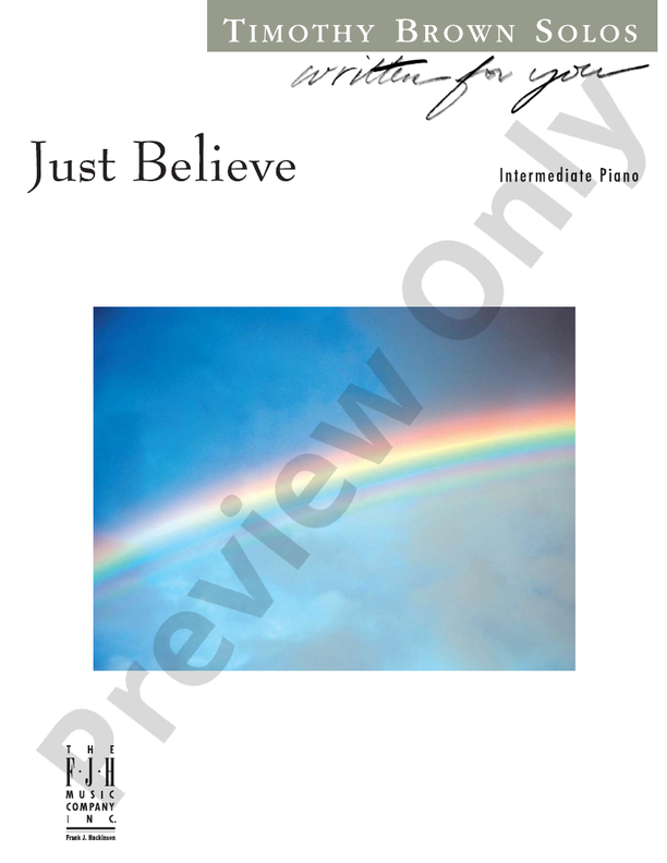 Just Believe - Piano (Digital Download)