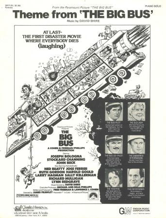 Theme from The Big Bus - Piano Solo (Digital Download)