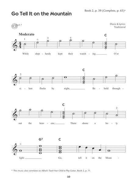 Alfreds Kids Guitar Course Christmas Songbook