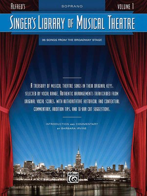 Singer's Library of Musical Theatre - Vol. 1 - Soprano Book Only - Various - Vocal Soprano Hal Leonard Piano & Vocal