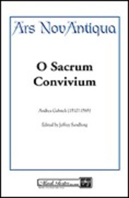 O Sacrum Convivium - Andrea Gabrieli - SATB Shawnee Press Choral Score Octavo