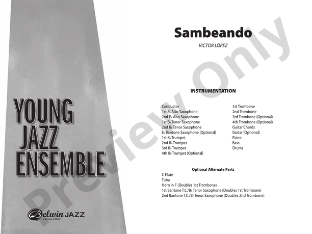Sambeando - Jazz Ensemble Conductor Score & Parts(Digital Download)