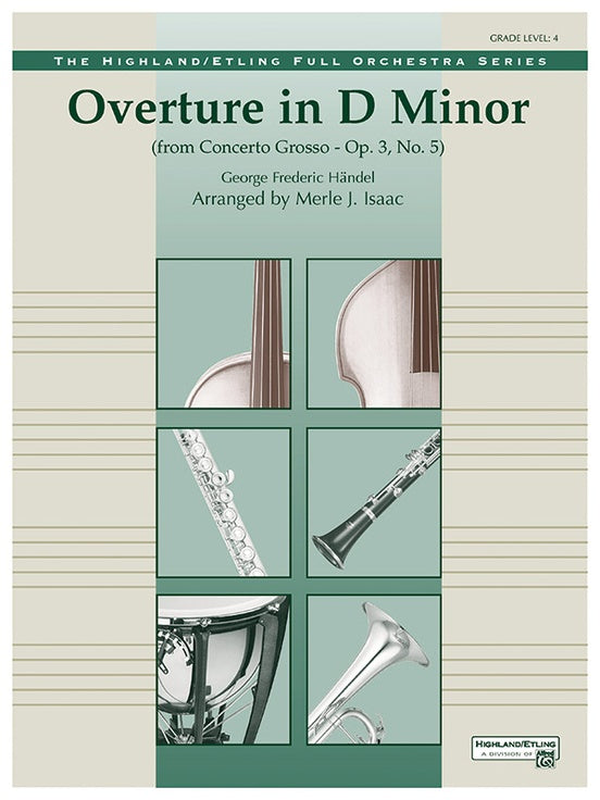 Overture in D minor (Concerto Grosso) – Full Orchestra Conductor Score & Parts (Digital Download)