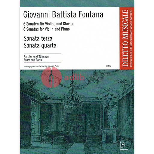 Fontana - 6 Sonatas Volume 2: Terza & Quarta - Violin Doblinger DM14