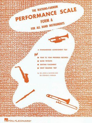 Watkins-Farnum Performance Scale - Form A Book - For All Band Instruments - Dr. John G. Watkins|Dr. Stephen E. Farnum Hal Leonard