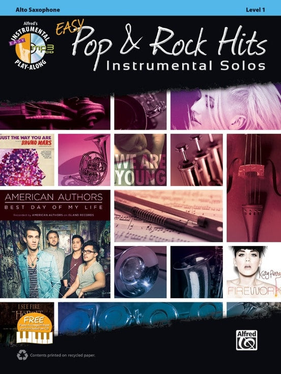 Easy Pop & Rock Hits Solos - Alto Saxophone/CD Alfred 42981