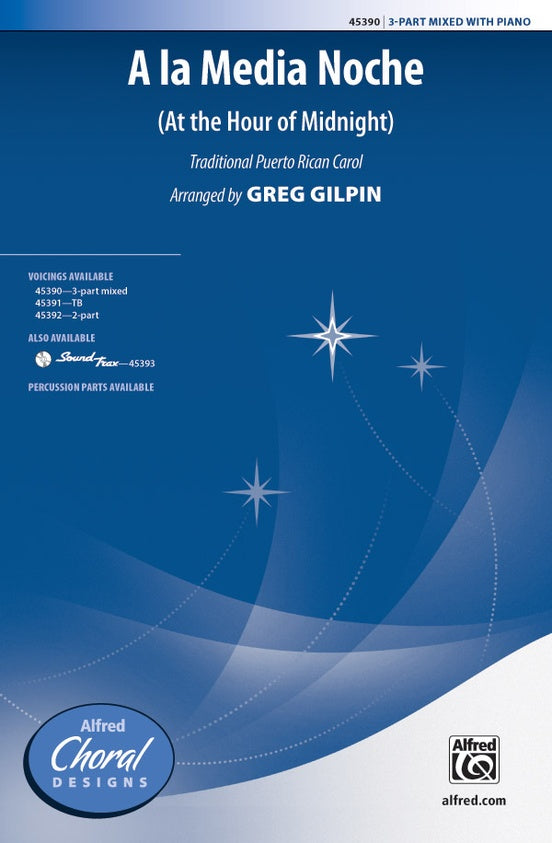A la Media Noche - 3-Part Mixed Choral Octavo (Digital Download)