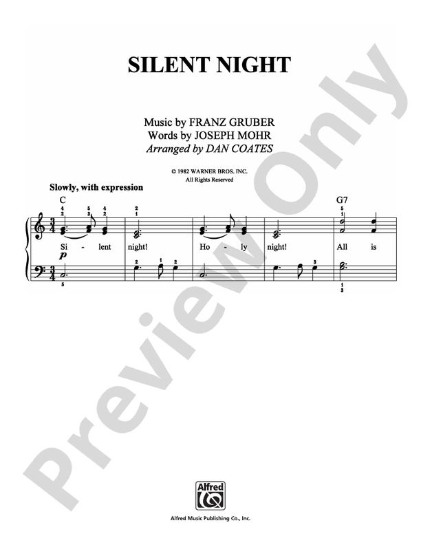 Silent Night - DSM-PS-0009821 - Easy Piano (Digital Download)