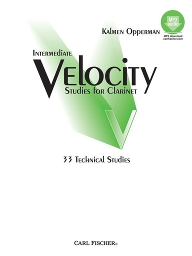 Intermediate Velocity Studies - Clarinet - Kalmen Opperman - Carl Fischer