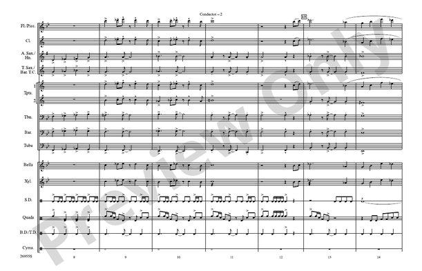 El Campeon – Marching Band Conductor Score & Parts (Digital Download)