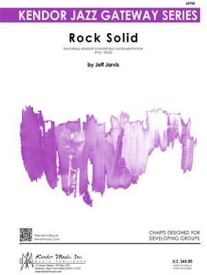 Rock Solid - Jeff Jarvis - Kendor Music Score/Parts